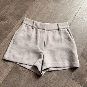 Wilfred Effortless High Waist Light Gray Beige Shorts